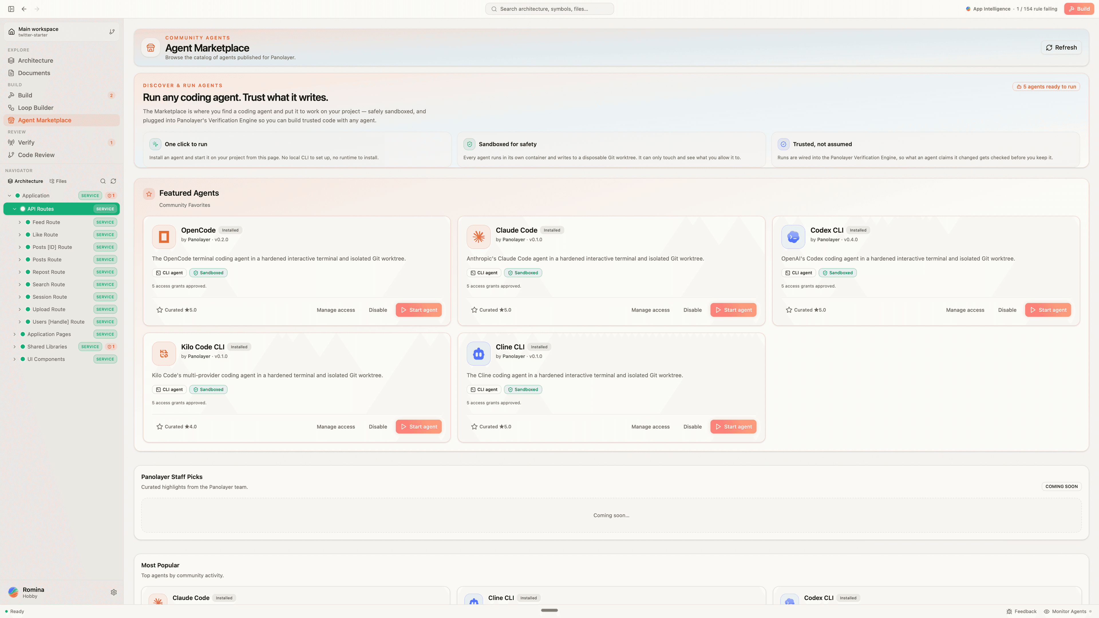 Installation en un clic, avec vos propres clés API